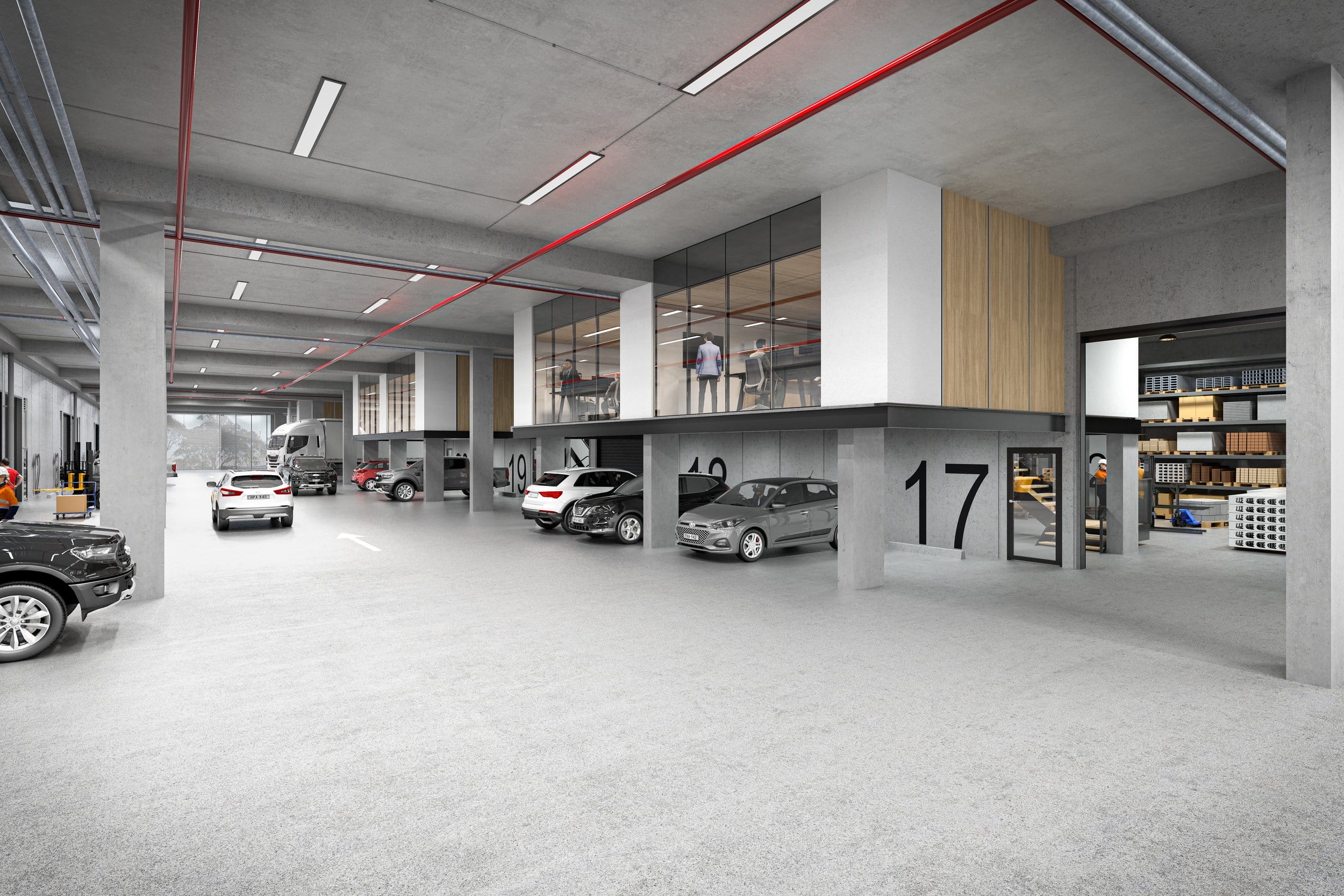 Arc Lane Cove - Hardstand view