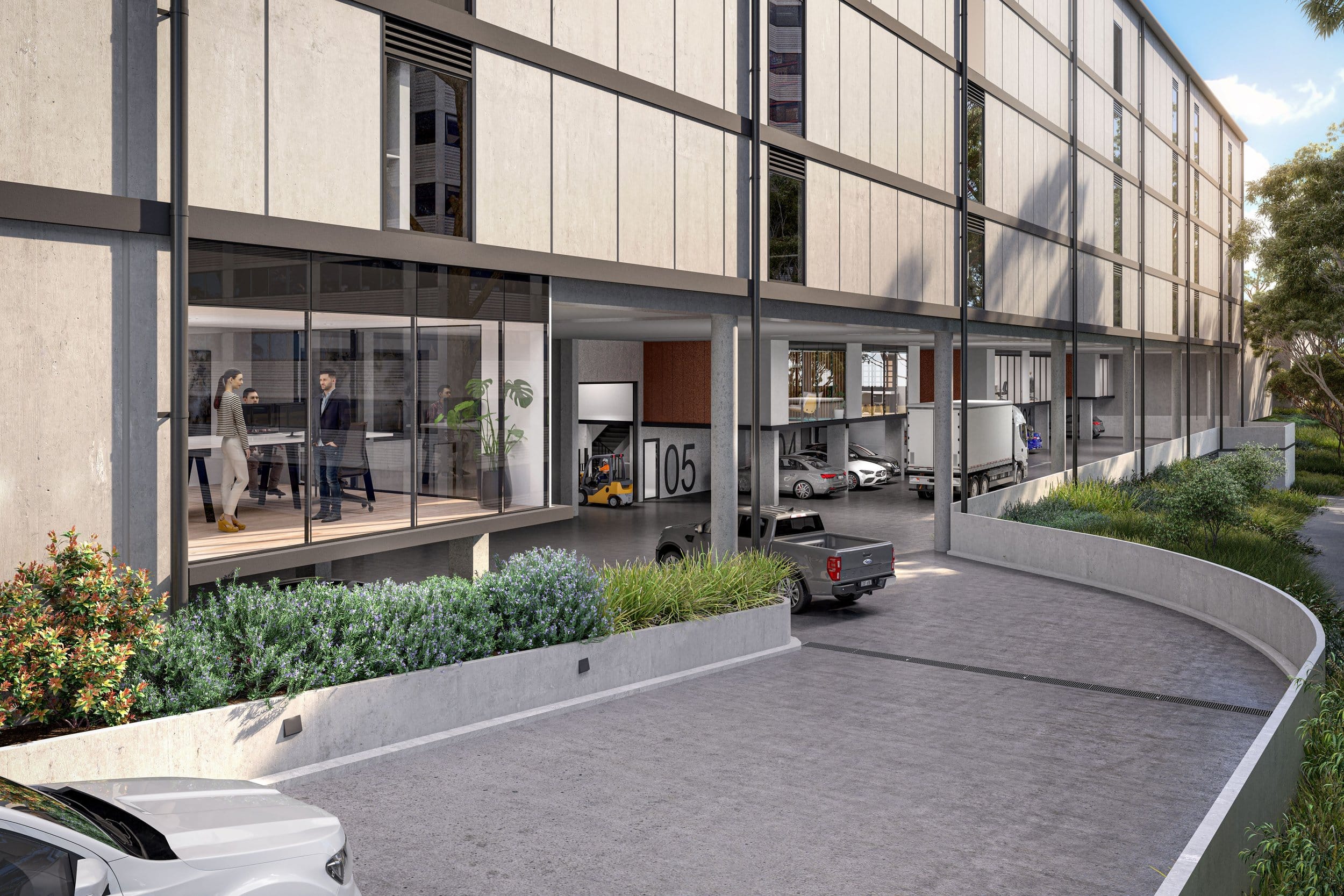 Arc Lane Cove - Ramp view